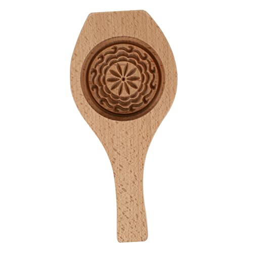 COLLBATH 1 Stück Holz Mondkuchenform Set Kuchenformen zum Backen von Formen Muster für Familienfeiern von COLLBATH