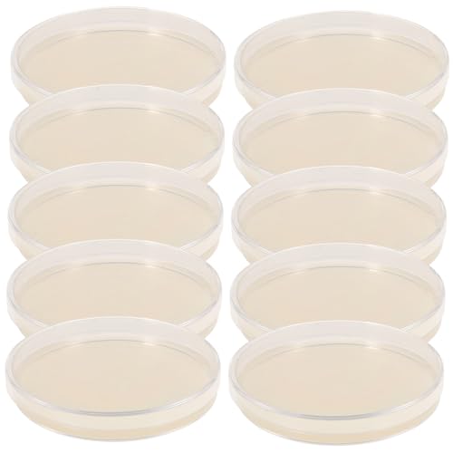 COLLBATH 10 Stück Agar Petri-schalen Vorgefüllt mit Nährboden Tragbare Mikrobiologie-kulturschalen für Wissenschaftsprojekte Praktische Dicke Agar- für Schüler und Laborgebrauch COLLBATH 10 Stück Agar Petri-schalen Vorgefüllt mit Nährboden Tragbare Mikrobiologie-kulturschalen für Wissenschaftsprojekte Praktische Dicke Agar- für Schüler und Laborgebrauch von COLLBATH