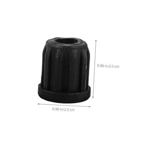 COLLBATH 10 Stück Kunststoff Caster Socket Sleeve Inserts für Bürostuhl Langlebige Stifteinsätze Praktische Hülsen für Sichere Verbindung Kompatibel mit Standard-rollenstäben Schwarz von COLLBATH
