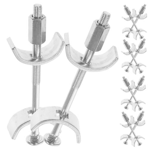 COLLBATH 10 Stück Möbelverbinder Arbeitsplattenverbinder für Küchenarbeitsplatten Stabile Verbindung mit Einfachem Einbau Halbrunder Benchtop Drawbolt für Sichere Tischplattenmontage von COLLBATH