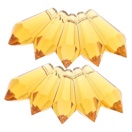 COLLBATH 10 Stück Teardrop Glass Prism Beads für Kronleuchter Dekorative Fensterhänger für Stilvolle Wohnräume von COLLBATH