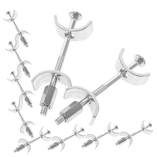 COLLBATH 10 Stück Teiliges Arbeitsplattenverbinder mit Gewindebolzen Stabile Halbmond Design Möbelverbinder für Flexible Küchenarbeitsplatten Verbindung Einfache Montage Vielseitig von COLLBATH
