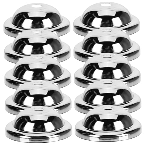 COLLBATH 10 Stück Teiliges Metall Lampenabdeckung Deckenbaldachin für Pendelleuchten Rostfrei Langlebig Einfache Montage Geeignet für Flur Wohnzimmer Restaurant Dekorative Lampenhalterung von COLLBATH