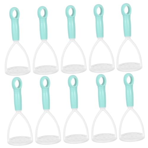 COLLBATH 10 Stück Teiliges Mini Kartoffelstampfer Handlicher Gemüsestampfer Leichtes Küchenwerkzeug Für Camping Picknick Platzsparend Ergonomisch Für Kartoffelpüree Obstpüree von COLLBATH