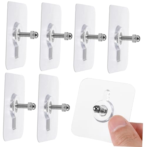 COLLBATH 10 Stück Teiliges Selbstklebende Wandhaken Transparente Klebeschrauben für Küche und Bilder Bohrfreie Rückstandsfreie Befestigung für Weiße Wände Einfache Montage Geeignet für COLLBATH 10 Stück Teiliges Selbstklebende Wandhaken Transparente Klebeschrauben für Küche und Bilder Bohrfreie Rückstandsfreie Befestigung für Weiße Wände Einfache Montage Geeignet für von COLLBATH