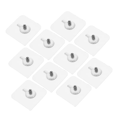COLLBATH 10 Stück Teiliges Transparente Möbel Aufhänger mit Schrauben Nahtlose Wandhaken ohne Selbstklebende Küchen Aufkleber Widerstandsfähig gegen Vergilbung Geeignet für Glatte COLLBATH 10 Stück Teiliges Transparente Möbel Aufhänger mit Schrauben Nahtlose Wandhaken ohne Selbstklebende Küchen Aufkleber Widerstandsfähig gegen Vergilbung Geeignet für Glatte von COLLBATH
