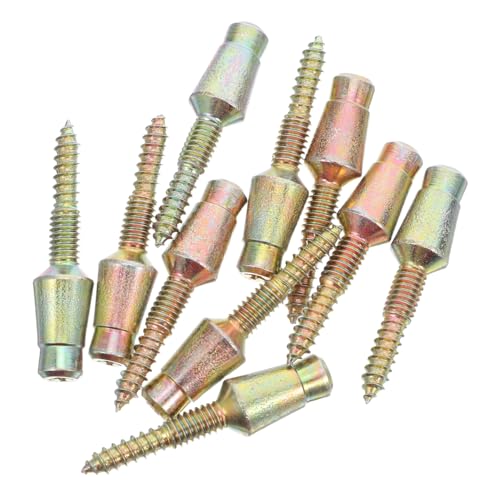 COLLBATH 10 Stück Teiliges Türscharniere Sicherheits-schrauben aus Kohlenstoffstahl Selbstschneidend mit Doppelgewinde für Stabile Montage und Schutz von Türen, Schränken und Toranlagen COLLBATH 10 Stück Teiliges Türscharniere Sicherheits-schrauben aus Kohlenstoffstahl Selbstschneidend mit Doppelgewinde für Stabile Montage und Schutz von Türen, Schränken und Toranlagen von COLLBATH