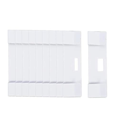 COLLBATH 10 Stück Vertikale Jalousie Reparatur Tabs Metallclips für Fensterjalousien Einfacher Austausch Stabiler Halt für Vertikalen Jalousien von COLLBATH
