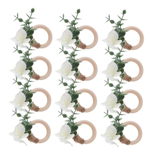 COLLBATH 12 Stück Eukalyptus Serviettenringe aus Holz Design Rustikale Napkin Buckles Grüne Tischdeko für Hochzeit Party Bankett Vielseitige Serviettenhalter für Bauernhaus Boho-Stil COLLBATH 12 Stück Eukalyptus Serviettenringe aus Holz Design Rustikale Napkin Buckles Grüne Tischdeko für Hochzeit Party Bankett Vielseitige Serviettenhalter für Bauernhaus Boho-Stil von COLLBATH