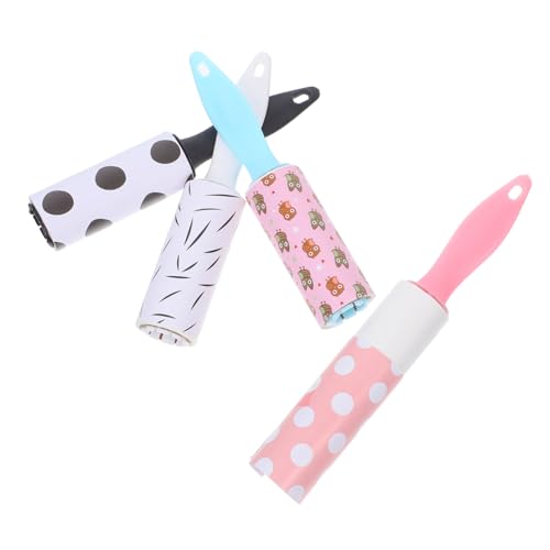 COLLBATH 12 Stück Kleberoller Manueller Fusselroller Waschbar Tierhaarentferner Mini Fusselroller Für Unterwegs Tragbarer Haarentfernungsroller Reisegröße von COLLBATH
