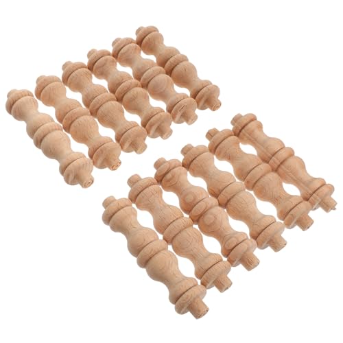 COLLBATH 12 Stück Rustikale Dekorationssäulen für Weinschränke Küchenmöbel und Bar Politur und Einzigartiges Design für Zuhause von COLLBATH