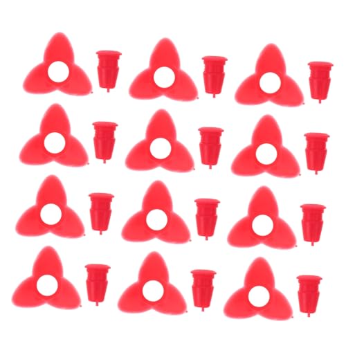 COLLBATH 12 Stück Teiliges Hummingbird Feeder aus Langlebigem Kunststoff mit Blütenförmigen Futteröffnungen für Außenbereich Kreatives Design zur Vogelanzucht und Gartenverschönerung COLLBATH 12 Stück Teiliges Hummingbird Feeder aus Langlebigem Kunststoff mit Blütenförmigen Futteröffnungen für Außenbereich Kreatives Design zur Vogelanzucht und Gartenverschönerung von COLLBATH