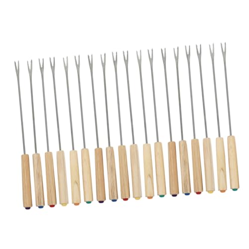 COLLBATH 18 Stück Teiliges Fonduegabel Edelstahl mit Ergonomischem Holzgriff Hitzebeständige Käse Schokoladendipgabeln für Camping Bbq Partys und Gesellige Anlässe COLLBATH 18 Stück Teiliges Fonduegabel Edelstahl mit Ergonomischem Holzgriff Hitzebeständige Käse Schokoladendipgabeln für Camping Bbq Partys und Gesellige Anlässe von COLLBATH