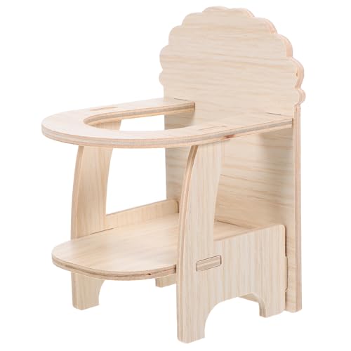 COLLBATH 1Satz Handgefertigter Hamsterstuhl aus Holz mit Tablett Miniaturstuhl für Kleine Haustiere als Futter und Ruhestuhl für Hamster Meerschweinchen und Chinchillas Robust COLLBATH 1Satz Handgefertigter Hamsterstuhl aus Holz mit Tablett Miniaturstuhl für Kleine Haustiere als Futter und Ruhestuhl für Hamster Meerschweinchen und Chinchillas Robust von COLLBATH