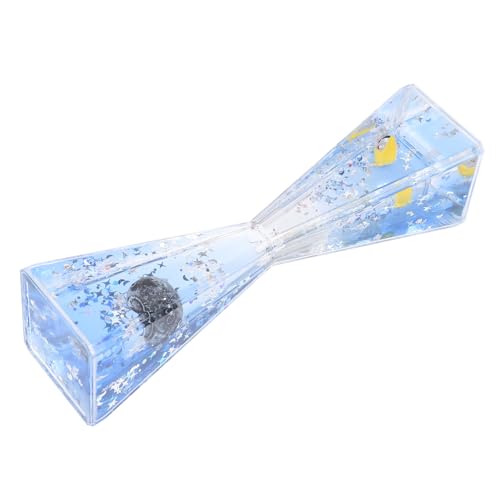 COLLBATH 1stk Treibsand-ölpest-Ornament Sinnesflaschen Tank Solar- Blau Astronaut Platz Behälter Sanduhr Qualle Wasser Luft Sensorischer Mülleimer Automatisch Fisch Acryl von COLLBATH