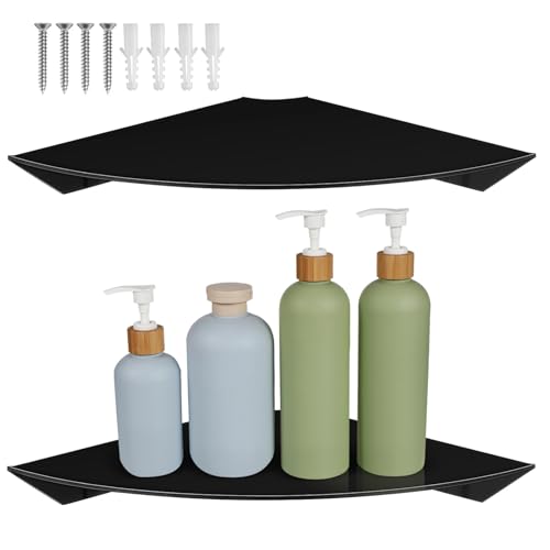 COLLBATH 2 Stück Acryl Wandregal Wandmontage Duschablage Eckregal Badezimmer Schwebend Stabil Platzsparend Robust COLLBATH 2 Stück Acryl Wandregal Wandmontage Duschablage Eckregal Badezimmer Schwebend Stabil Platzsparend Robust von COLLBATH