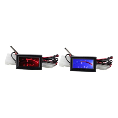 COLLBATH 2 Stück Digitale Thermometer Eingebettetes Elektronisches Thermometer für Präzise Temperaturmessung für Zuhause Restaurant und Außenanwendungen und Tragbar von COLLBATH