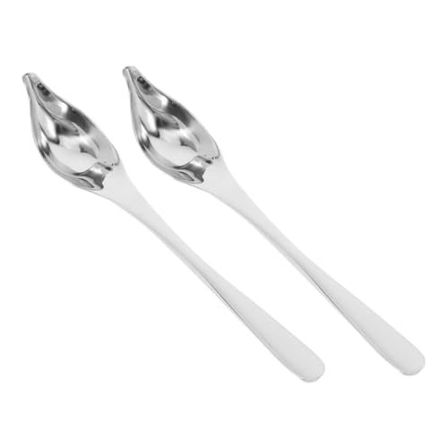 COLLBATH 2 Stück Edelstahl Dekorationslöffel mit Ausgießer Ergonomisch für Saucen Plating Desserts Vielseitig Einsetzbar Komfortabler Griff Modern Minimalistisch COLLBATH 2 Stück Edelstahl Dekorationslöffel mit Ausgießer Ergonomisch für Saucen Plating Desserts Vielseitig Einsetzbar Komfortabler Griff Modern Minimalistisch von COLLBATH