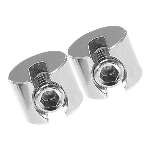COLLBATH 2 Stück Edelstahl Drahtseilklemme Rostfrei Vielseitig Einsetzbar für Garten Gewächshaus und Outdoor Zuverlässiger Seilspanner und Seilklemmen zur Stabilen Befestigung von von COLLBATH