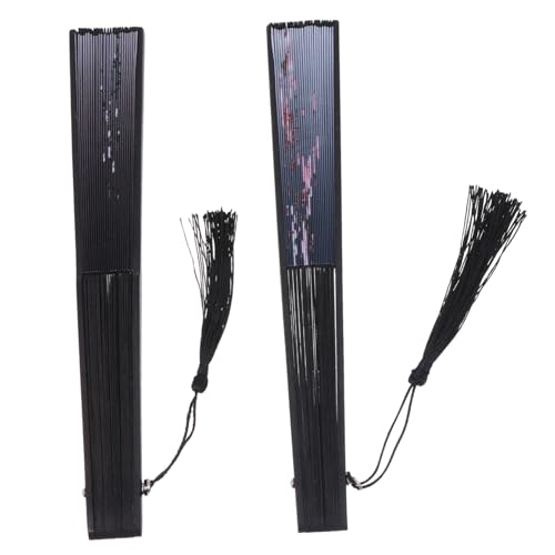 COLLBATH 2 Stück Faltbare Bambus Handfächer im Vintage Stil mit Blumenmuster Tragbar und Praktisch für Sommer Party Hochzeit Tanz und Leicht zu Verstauen COLLBATH 2 Stück Faltbare Bambus Handfächer im Vintage Stil mit Blumenmuster Tragbar und Praktisch für Sommer Party Hochzeit Tanz und Leicht zu Verstauen von COLLBATH