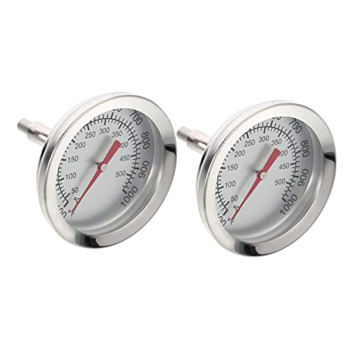 COLLBATH Thermometer Kochen Ofen 2 Stücke Haushalts-backthermometer Edelstahlthermometer Bimetall-thermometer Backofenthermometer Grillthermometer von COLLBATH