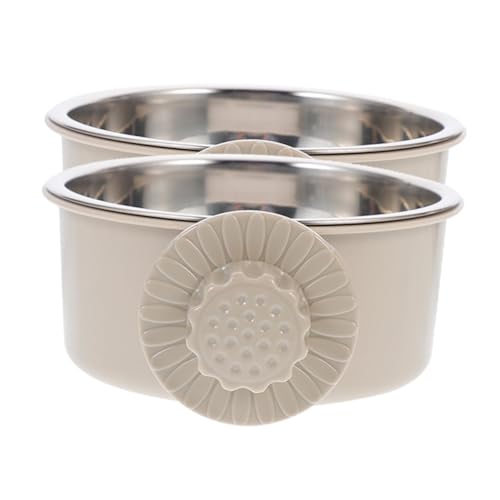 COLLBATH 2 Stück Hängeschüssel Mittelgroß für Katzen Hunde Kaninchen mit Geräuschreduzierenden Kanten Rostfrei Sicher Befestigt für Käfig Futter und Wassernapf COLLBATH 2 Stück Hängeschüssel Mittelgroß für Katzen Hunde Kaninchen mit Geräuschreduzierenden Kanten Rostfrei Sicher Befestigt für Käfig Futter und Wassernapf von COLLBATH