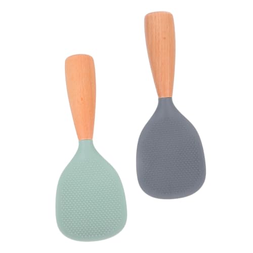 COLLBATH 2 Stück Hitzebeständiger Rutschfester Reislöffel mit Ergonomischem Griff Antihaftbeschichtet Stehend Langlebig für Reis Sushi und Kartoffelpüree Teiliges Grün COLLBATH 2 Stück Hitzebeständiger Rutschfester Reislöffel mit Ergonomischem Griff Antihaftbeschichtet Stehend Langlebig für Reis Sushi und Kartoffelpüree Teiliges Grün von COLLBATH