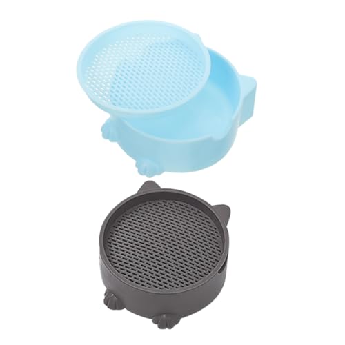 COLLBATH 2 Stück Katzengras Planter Teiliges Hydroponik Katzengras Gefäß aus Kunststoff für Schreibtisch Wachstum Erde Multifunktional Snackschale für Katzen COLLBATH 2 Stück Katzengras Planter Teiliges Hydroponik Katzengras Gefäß aus Kunststoff für Schreibtisch Wachstum Erde Multifunktional Snackschale für Katzen von COLLBATH