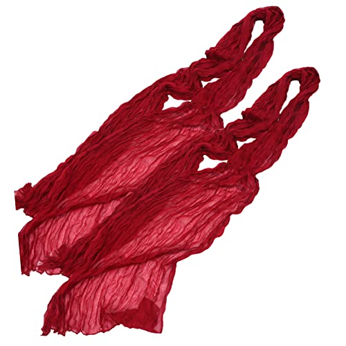 COLLBATH 2er-Set Tischdecke Für Party Rustikale Polyester-tischläufer Für Esstisch-Dekoration Faltbar Für Hochzeit Geburtstag von COLLBATH