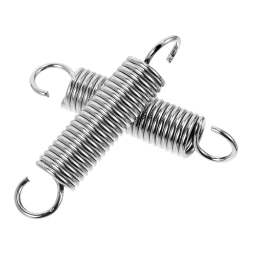 COLLBATH 2 Stück Stahlhaken mit Zugfeder Teleskopierbare Hängematten aufhängehaken für Hängesessel Verstellbare Federhaken für Outdoor Robustes Metall Vielseitig Einsetzbar von COLLBATH