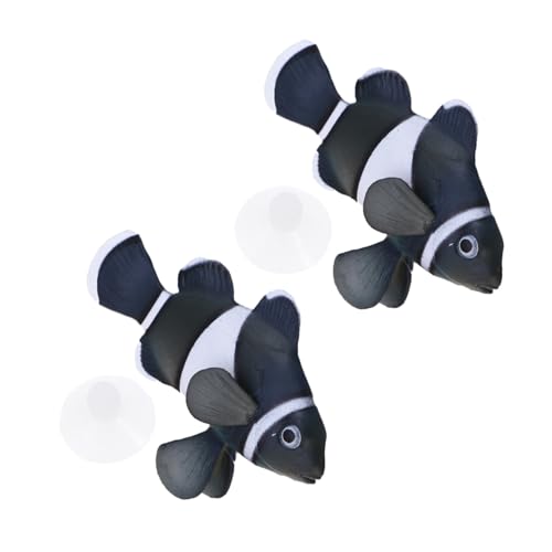 COLLBATH 2 Stück Teiliges Aquarium Schwimmende Silikon Clownfische Realistische Künstliche Fische Langlebig Lebensecht Für Unterwasserlandschaft Fischbecken Dekoration COLLBATH 2 Stück Teiliges Aquarium Schwimmende Silikon Clownfische Realistische Künstliche Fische Langlebig Lebensecht Für Unterwasserlandschaft Fischbecken Dekoration von COLLBATH