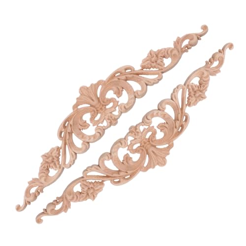 COLLBATH 2 Stück Teiliges Europäische Holzapplikationen aus Massivem Holz Geschnitzte Blumenornamente für Möbel Dekorative Tür Schrankverzierungen Robust und Widerstandsfähig COLLBATH 2 Stück Teiliges Europäische Holzapplikationen aus Massivem Holz Geschnitzte Blumenornamente für Möbel Dekorative Tür Schrankverzierungen Robust und Widerstandsfähig von COLLBATH