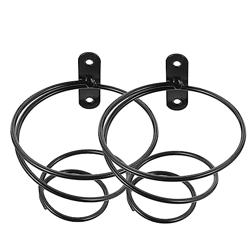 COLLBATH 2 Stück Metall Weinregal Wandhalterung Dekorativer Einzelflaschenhalter für Weinflaschen Robust und Verschleißfest für Küche und Bar Modernes Design COLLBATH 2 Stück Metall Weinregal Wandhalterung Dekorativer Einzelflaschenhalter für Weinflaschen Robust und Verschleißfest für Küche und Bar Modernes Design von COLLBATH