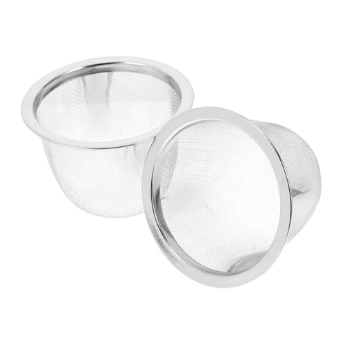 COLLBATH 2 Stücke Teiliges Teesieb Feinmaschig Teefilter für Losen Tee Kleiner Teekannen Filter Langlebig Praktische Teediffusor Körbchen für Klaren Tee Einfache von COLLBATH