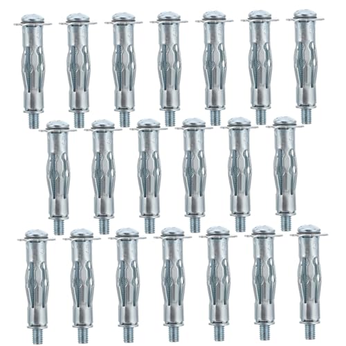 COLLBATH 20 Stück Hohlraumdübel für Gipskartonplatten Brolly Plug Bolts mit Stabiler Haltefunktion für Bilder und Sanitärinstallationen Wandanker Schrauben für Heimwerkerprojekte von COLLBATH