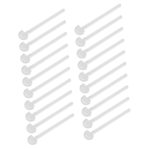 COLLBATH 20 Stück Kunststoff Vogelstangen für Käfige Leichte Papageiensitze für Wellensittiche Nymphensittiche und Kleine Vögel Einfache Reinigung Fördert Bewegung und Wohlbefinden von COLLBATH