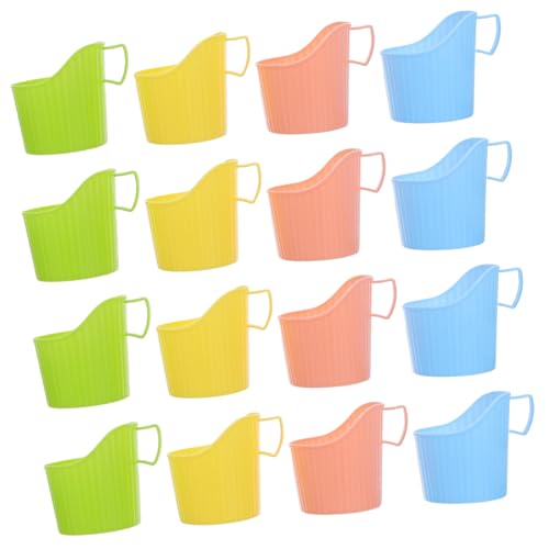 COLLBATH 20 Stück Teiliges Anti verbrennungs Becherhalter aus Papier Bunter Einweg pappbecherhalter Hitzebeständig Multifunktional für Kaffee Tee Haushalt und Gastronomie Zufällige Farbe von COLLBATH