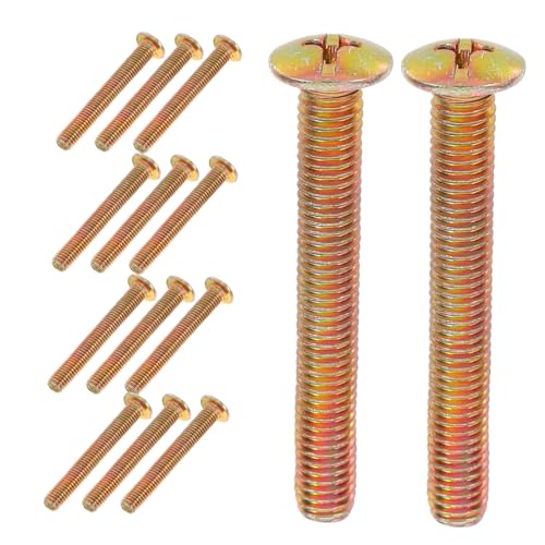 COLLBATH 20 Stück Teiliges Flachkopfschrauben aus Kaltgewalztem Hochfeste Montageschrauben für Sofa und Bettbeine Vielseitige Möbelbefestigung Einfache und Schnelle Installation von COLLBATH