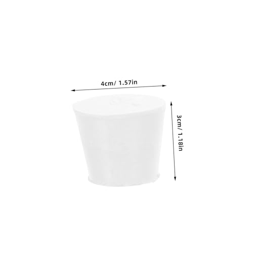 COLLBATH 22 Stück Teiliges Konische Vollgummi stopfen Hitzebeständig und Langlebig Labor gummistopfen für Testrohre und Wissenschaftliche Versuche Zuverlässige Labor dichtung von COLLBATH