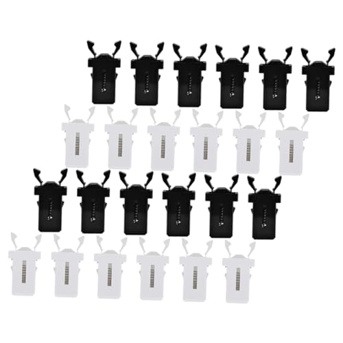 COLLBATH 24 Stück Teiliges Set Selbstverriegelnde Möbel pressverschluss schnallen in Schwarz und Weiß Verriegelung Langlebige Möbelteile für Schränke Türen und Abfallbehälter COLLBATH 24 Stück Teiliges Set Selbstverriegelnde Möbel pressverschluss schnallen in Schwarz und Weiß Verriegelung Langlebige Möbelteile für Schränke Türen und Abfallbehälter von COLLBATH