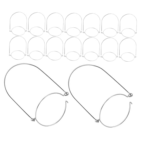 COLLBATH 24 Stücke Edelstahl Drahtgriffe für Einmachgläser Regular Mouth Mason Jar Hängende Halterungen Rostfreie Dosenhaken für Vielseitige Dekoration und Sicheren Transport COLLBATH 24 Stücke Edelstahl Drahtgriffe für Einmachgläser Regular Mouth Mason Jar Hängende Halterungen Rostfreie Dosenhaken für Vielseitige Dekoration und Sicheren Transport von COLLBATH