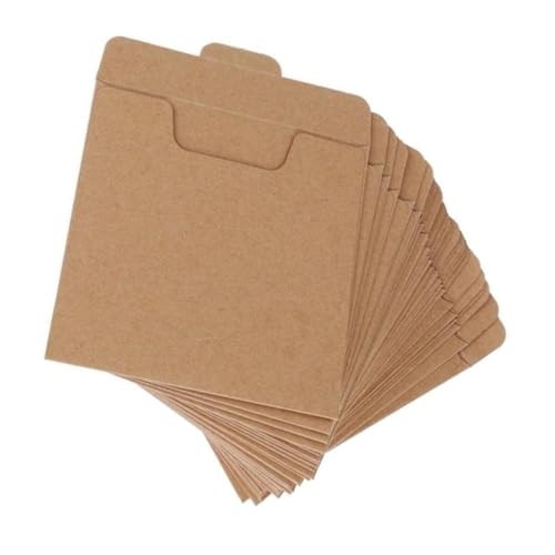 COLLBATH 25 Stück Teiliges Kraftpapier CD Taschen Robuste Vielseitige CD Hüllen aus Umweltfreundlichem Material Leicht Verschleißfest und Portablen Schutz COLLBATH 25 Stück Teiliges Kraftpapier CD Taschen Robuste Vielseitige CD Hüllen aus Umweltfreundlichem Material Leicht Verschleißfest und Portablen Schutz von COLLBATH