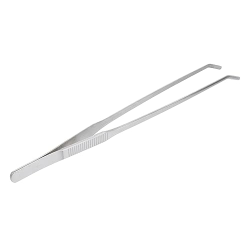 COLLBATH Edelstahl Pinzette Mit Gebogener Spitze Für Aquarium Tank Wasserpflanzen Zange Pflanzenpinzette Werkzeug Gegen Rost Für Aquarium Pflanzen von COLLBATH