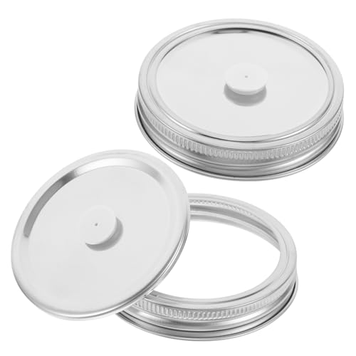 COLLBATH Vakuumierset Für Gläser Glasversiegelung Lebensmittelechter Edelstahl Leicht Zu Öffnender Deckel Zum Einmachen von COLLBATH