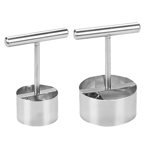 COLLBATH 2Stücke Teiliges Set Edelstahl Obstkernentferner Hochwertige Kernausstecher für Birnen und Früchte Praktisches Küchengerät für Müheloses Entkernen von Obst für Desserts und Snacks von COLLBATH