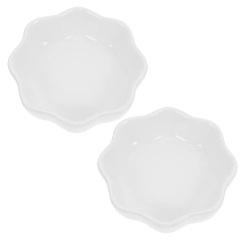 COLLBATH 2stücke Keramik-hamsternapf Haushalts-futterspender Für Hamster Verschleißfeste Fütterungsschalen Keramik-Chinchilla-napf Zubehör Für Hamsterfutter von COLLBATH