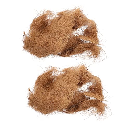COLLBATH 2Stücke Vogelhaus Aus Kokosfaser Handgewebtes Langlebiges Für Garten Für Wildvögel Und Natürlicher Rückzugsort Warm Und Gemütlich von COLLBATH