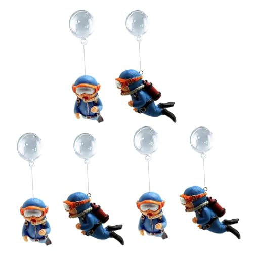 COLLBATH 3 Sätze Taucher Ornamente Teich Dekoration Unterwasser Dekoration Aquatische Dekoration Taucher Im Aquarium Für Aquarium-Layout-Requisite Aquarium Taucher Ornament PVC 2 Stücke * 3 von COLLBATH