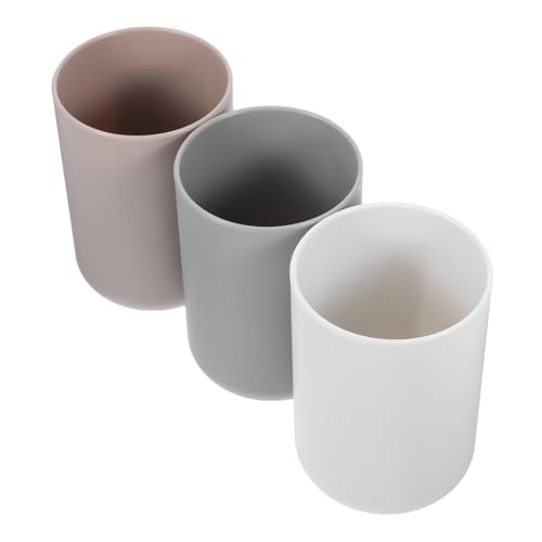 COLLBATH 3 Stück Unzerbrechliche Mundspülbecher aus Bpa freiem Vielseitige Zahnputzbecher für Badezimmer Wiederverwendbare Trinkbecher in Weiß und Robust und Sicher für Täglichen Gebrauch COLLBATH 3 Stück Unzerbrechliche Mundspülbecher aus Bpa freiem Vielseitige Zahnputzbecher für Badezimmer Wiederverwendbare Trinkbecher in Weiß und Robust und Sicher für Täglichen Gebrauch von COLLBATH