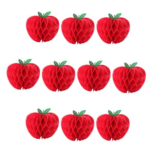 COLLBATH 30 STK Wabenball Apfelparty Dekorationen Wabenkugeln Partydekoration Kugelgirlande Obstdekorationen Aus Papier Partydekorationen Apfel Geburtstagsdekoration Waben-Pompons Rot COLLBATH 30 STK Wabenball Apfelparty Dekorationen Wabenkugeln Partydekoration Kugelgirlande Obstdekorationen Aus Papier Partydekorationen Apfel Geburtstagsdekoration Waben-Pompons Rot von COLLBATH